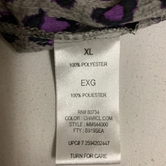 Animal print blouse by Miley Cyrus - Picture 5 of 5